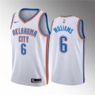 men's & youth Oklahoma City Thunder 6 Jaylin Williams Jersey White Association Swingman Basketball