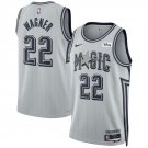 men's & youth Orlando Magic 22 Franz Wagner Jersey Silver 2024-25 City Edition Swingman Basketball