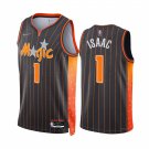 men's & youth Orlando Magic 1 Jonathan Isaac Jersey Orange 2022 City Edition Swingman Basketball