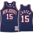 men's & youth New Jersey Nets 15 Vince Carter Jersey Navy Retro Classics Throwback Basketball