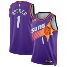 men's & youth Phoenix Suns 1 Devin Booker Jersey 2022-23 Purple Classic Swingman Basketball Game
