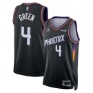 men's & youth Phoenix Suns 4 Jalen Green Jersey 2025-26 Black Statement Swingman Basketball