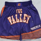 men's Phoenix Suns " The Valley " Purple City Edition Classics Zipper Pocket Basketball Shorts