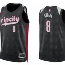 men's & youth Portland Trail Blazers 8 Deni Avdija Jersey Black 2024-25 City Swingman Basketball