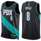 men's & youth Portland Trail Blazers 8 Deni Avdija Jersey Black 2022-23 City Swingman Basketball