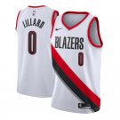 men's & youth Portland Trail Blazers 0 Damian Lillard Jersey White Association Swingman Basketball