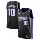 men's & youth Sacramento Kings 10 DeMar DeRozan Jersey Icon Edition Black Swingman Basketball