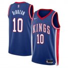 men's & youth Sacramento Kings 10 DeMar DeRozan Jersey Blue 2024-25 City Swingman Basketball
