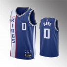 men's & youth Sacramento Kings 0 Malik Monk Jersey 2023-24 Blue City Edition Swingman Basketball