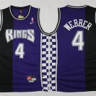 men's & youth Sacramento Kings 4 Chris Webber Jersey Black/Purple Classics Throwback Basketball
