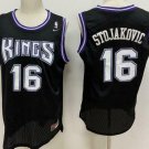 men's & youth Sacramento Kings 16 Peja Stojakovic Jersey Black M&N Classics Throwback Basketball