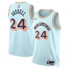 men's & youth San Antonio Spurs 24 Devin Vassell Jersey Blue 2024-25 City Swingman Basketball