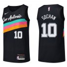 men's & youth San Antonio Spurs 10 Jeremy Sochan Jersey Black 2025-26 City Swingman Basketball