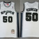 men's & youth San Antonio Spurs 50 David Robinson Jersey White M&N Classics Throwback Basketball