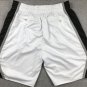 men's San Antonio " Spurs " White Association Classics Zipper Pocket Swingman Basketball Shorts