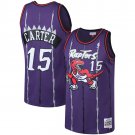 men's & youth Toronto Raptors 15 Vince Carter Jersey Purple M&N Classics Throwback Basketball