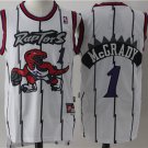 men's & youth Toronto Raptors 1 Tracy McGrady Jersey White M&N Classics Throwback Basketball