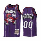 men's & youth Toronto Raptors 00 Custom name number Jersey Purple Retro M&N Classics Basketball