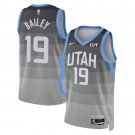men's & youth Utah Jazz 19 Ace Bailey Jersey Gray 2025/26 City Edition Swingman Basketball