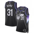 men's & youth Utah Jazz 31 Georges Niang Jersey Black Statement Edition Swingman Basketball Game