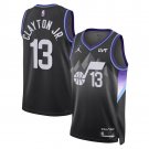 men's & youth Utah Jazz 13 Walter Clayton Jr. Jersey Black Statement Edition Swingman Basketball