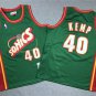 men's & youth Seattle SuperSonics 40 Shawn Kemp Jersey Green M&N Classics Throwback Basketball