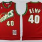 men's & youth Seattle SuperSonics 40 Shawn Kemp Jersey Red M&N Classics Throwback Basketball