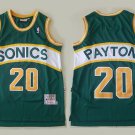 men's & youth Seattle SuperSonics 20 Gary Payton Jersey Green M&N Classics Throwback Basketball