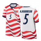men's & kids USA National Soccer Team Uniform 5 Antonee Robinson Jersey Home 2026 Red Activewear