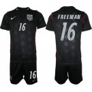 men's & kids USA National Soccer Uniform Suit 16 Alex Freeman Jersey Set 2026 Away Activewear Kit