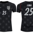 men's & kids USA National Soccer Team Uniform 25 Luna Jersey Away Stadium 2026 Navy Activewear