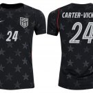 men's & kids USA National Soccer Uniform 24 Carter-Vickers Jersey Away Stadium 2026 Navy Activewear