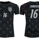 men's & kids USA National Soccer Team Uniform 16 Cardoso Jersey Away Stadium 2026 Navy Activewear