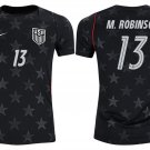 men's & kids USA National Soccer Uniform 13 M. Robinson Jersey Away Stadium 2026 Navy Activewear