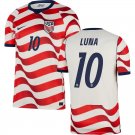 men's & kids USA National Soccer Team Uniform 10 Diego Luna Jersey Home Stadium 2026 Red Activewear