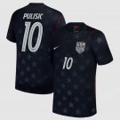 men's & kids USA National Soccer Team Uniform 10 Christian Pulisic Jersey Away 2026 Navy Activewear