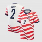men's & kids USA National Soccer Team Uniform 2 Sergino Dest Jersey Home 2026 Red Activewear