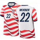 men's & kids USA National Soccer Team Uniform 22 Weston McKennie Jersey Home 2026 Red Activewear