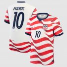 men's & kids USA National Soccer Team Uniform 10 Christian Pulisic Jersey Home 2026 Red Activewear