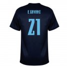 adult unisex Uruguay National Soccer Uniform 21 E.Cavani Jersey Away Stadium 2026 Navy Activewear