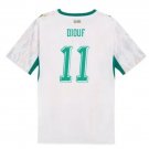 adult unisex Senegal National Soccer Uniform 11 El Hadji Diouf Jersey Home 2026 White Activewear