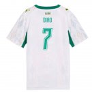 adult unisex Senegal National Soccer Team Uniform 7 Diao Jersey Home Stadium 2026 White Activewear