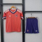 men's & kids Scotland National Soccer Uniform Suit Blank Jersey Set Away 2026 Orange Activewear Kit