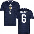 men's & kids Scotland National Soccer Team Uniform 6 TIERNEY Jersey Home 2026 Navy Activewear