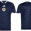 men's & kids Scotland National Soccer Team Uniform Blank Jersey Home 2026 Navy Activewear