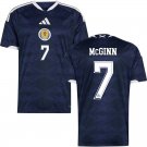 men's & kids Scotland National Soccer Team Uniform 7 John Mcginn Jersey Home 2026 Navy Activewear