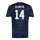 men's & kids Scotland National Soccer Team Uniform 14 Billy Gilmour Jersey Home 2026 Navy Activewear
