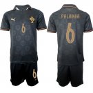 men's & kids Portugal Soccer Team Uniform Suit 6 PALHINHA Jersey Set Special 2026 Black Activewear