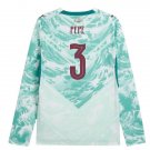 men's & kids Portugal National Soccer Uniform 3 Pepe Jersey Away Stadium 2026 White Long-Sleeve