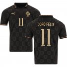 men's & kids Portugal x Eusébio Pantera Negra 11 JOAO FELIX Jersey Special 2026 Black Soccer